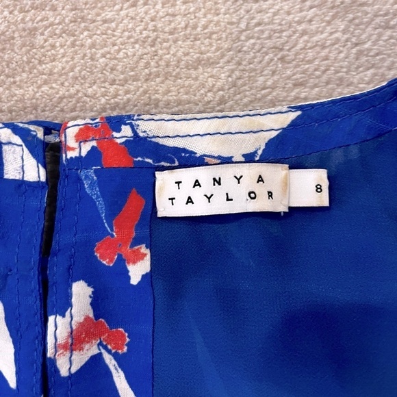 Tanya Taylor Parrot Tulip Mila Top size 8 - Picture 5 of 8